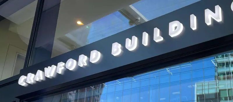 Crawford Building sign, Aldgate East