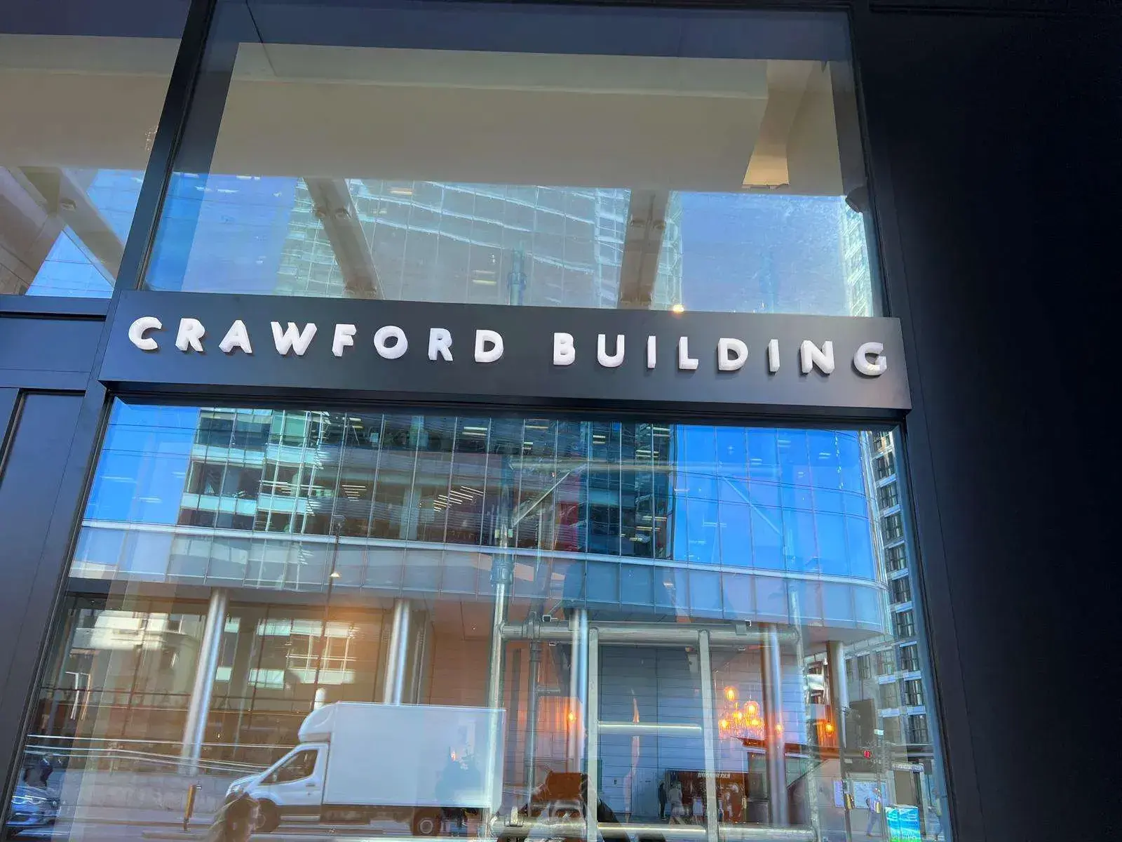 Crawford Building 30mm Acrylic Sign