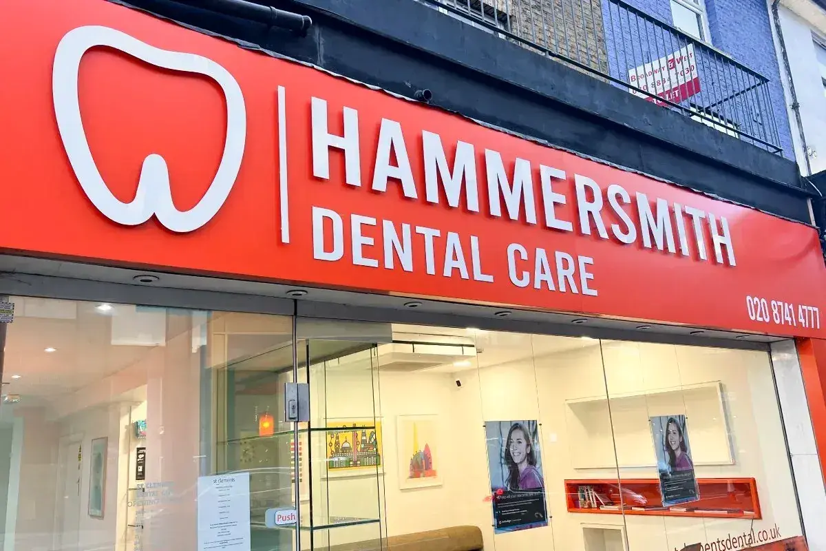 Sign Group Hammersmith Dental Care Raised Letter Shop Sign