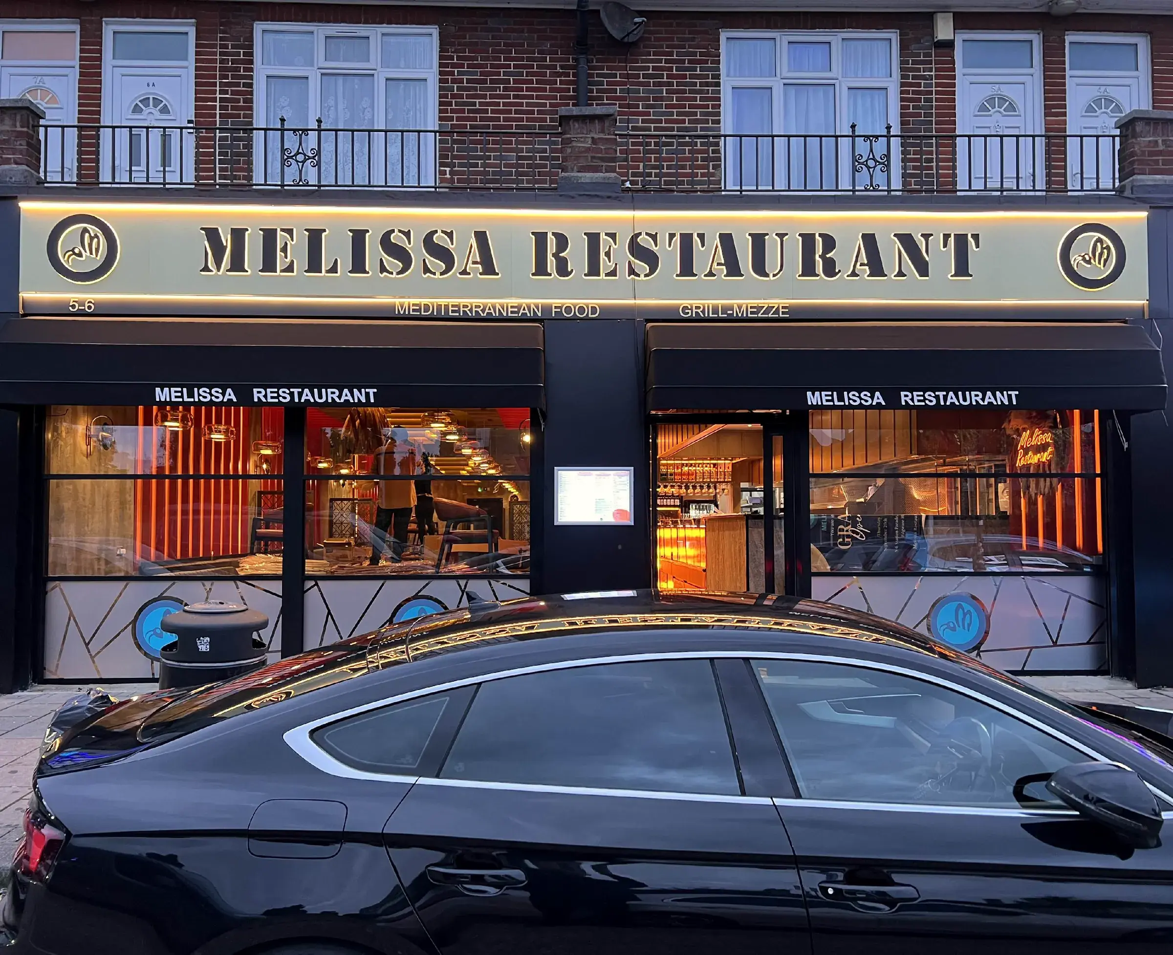 Melissa Restaurant Signage Canons Park London