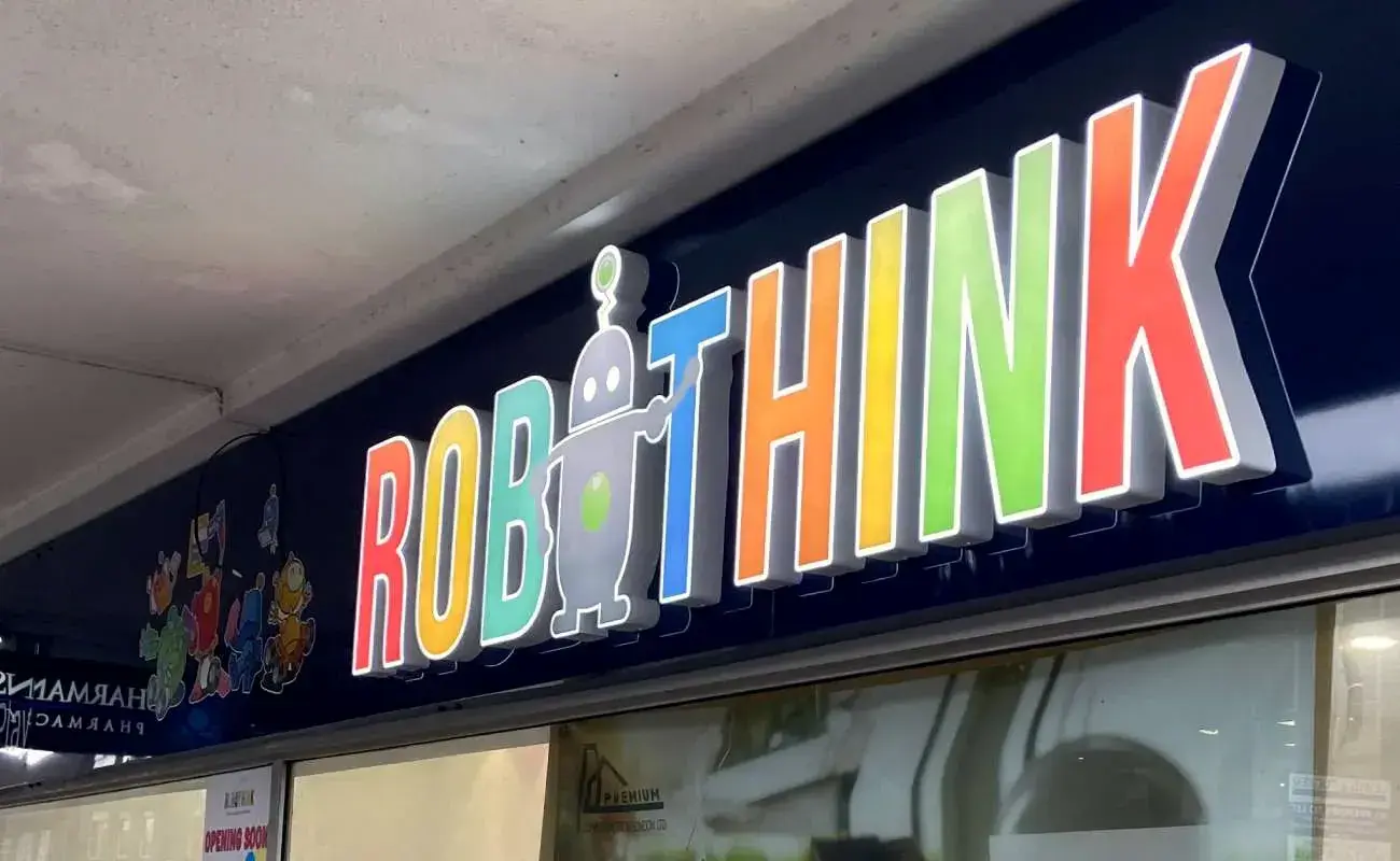 Robothink 3D Sign Group Shop Sign Stanmore London