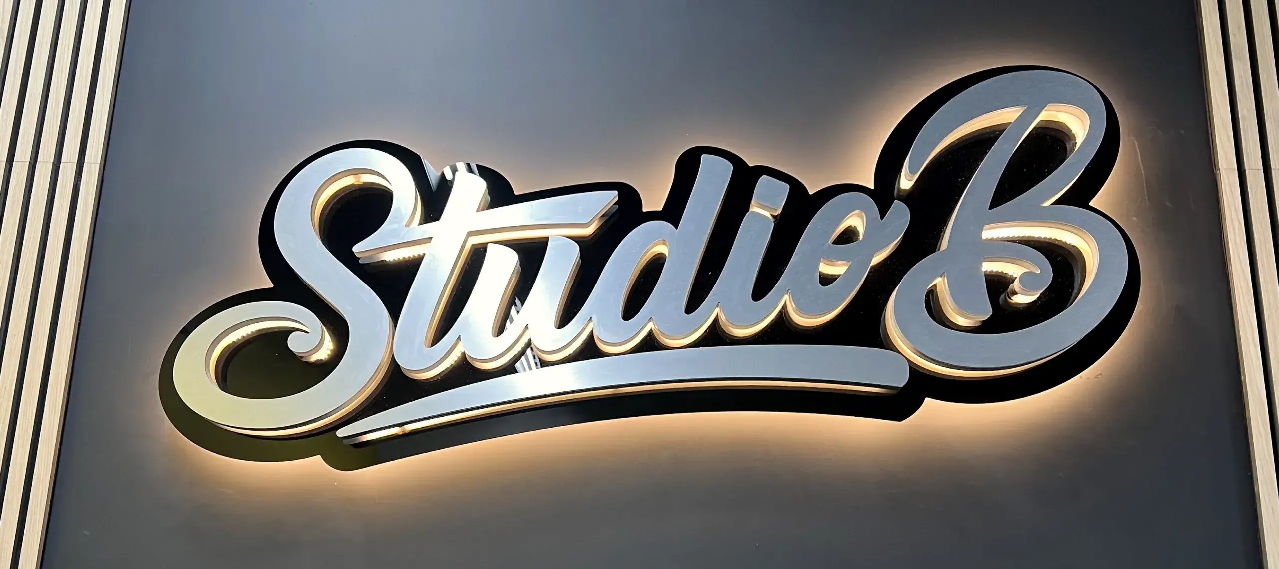 Studio B - Interior 3D Sign