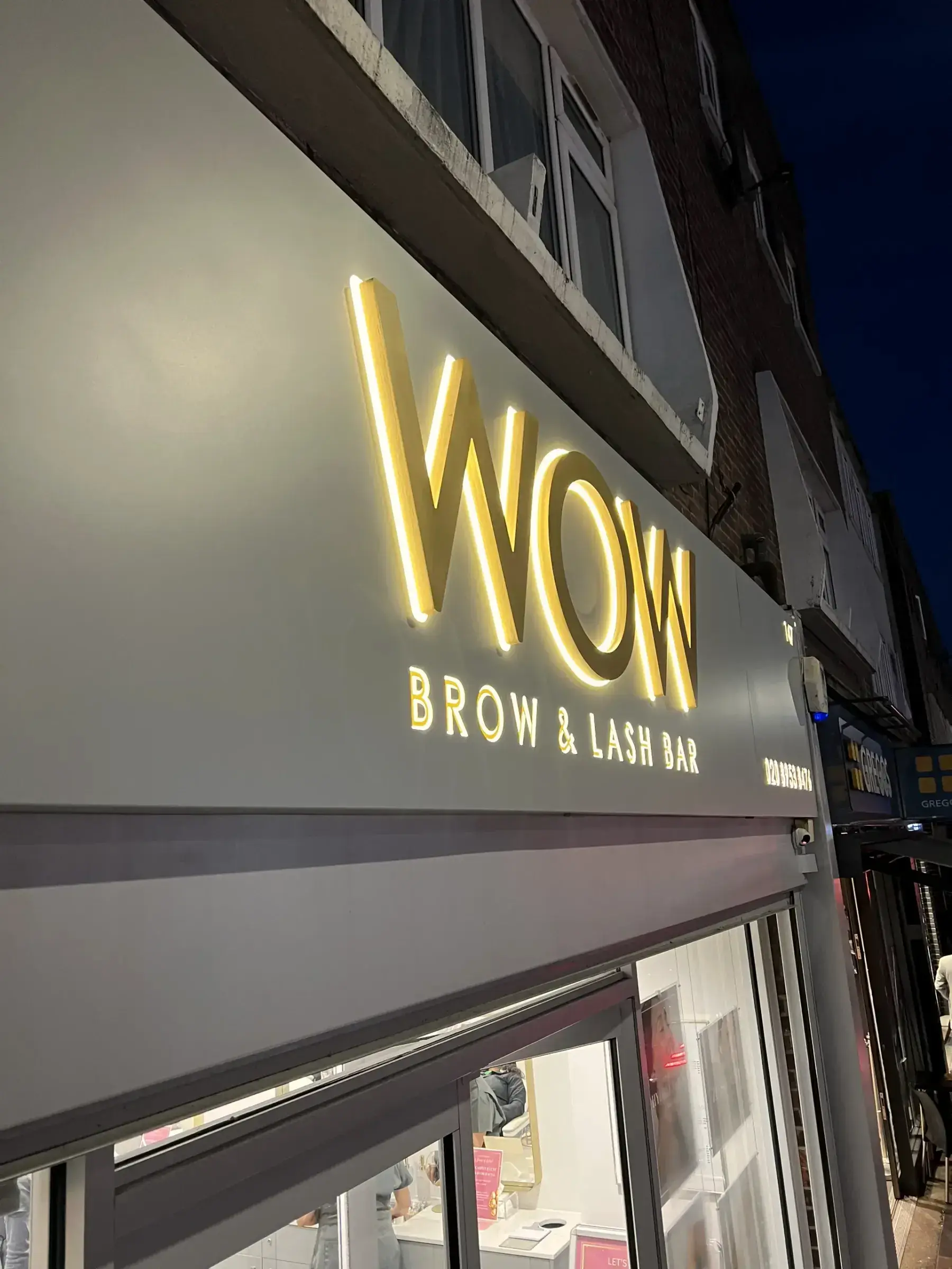 Sign Group 3D Foamex and Acrylic Fret Cut Sign WoW Borehamwood London