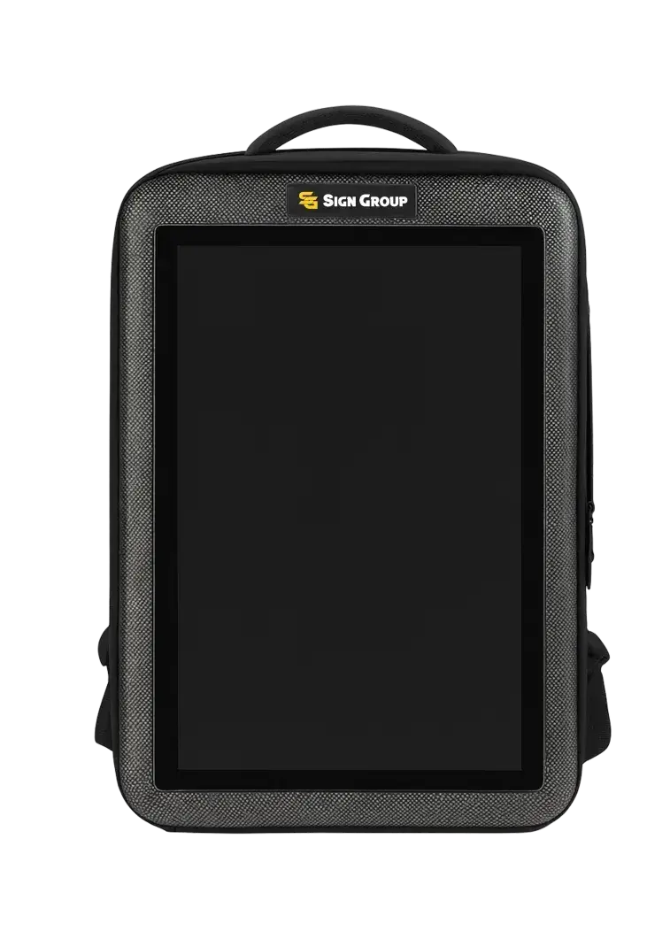Touch Screen LCD Backpack